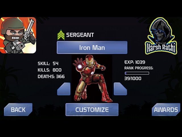 Mini Militia Iron Man Mod